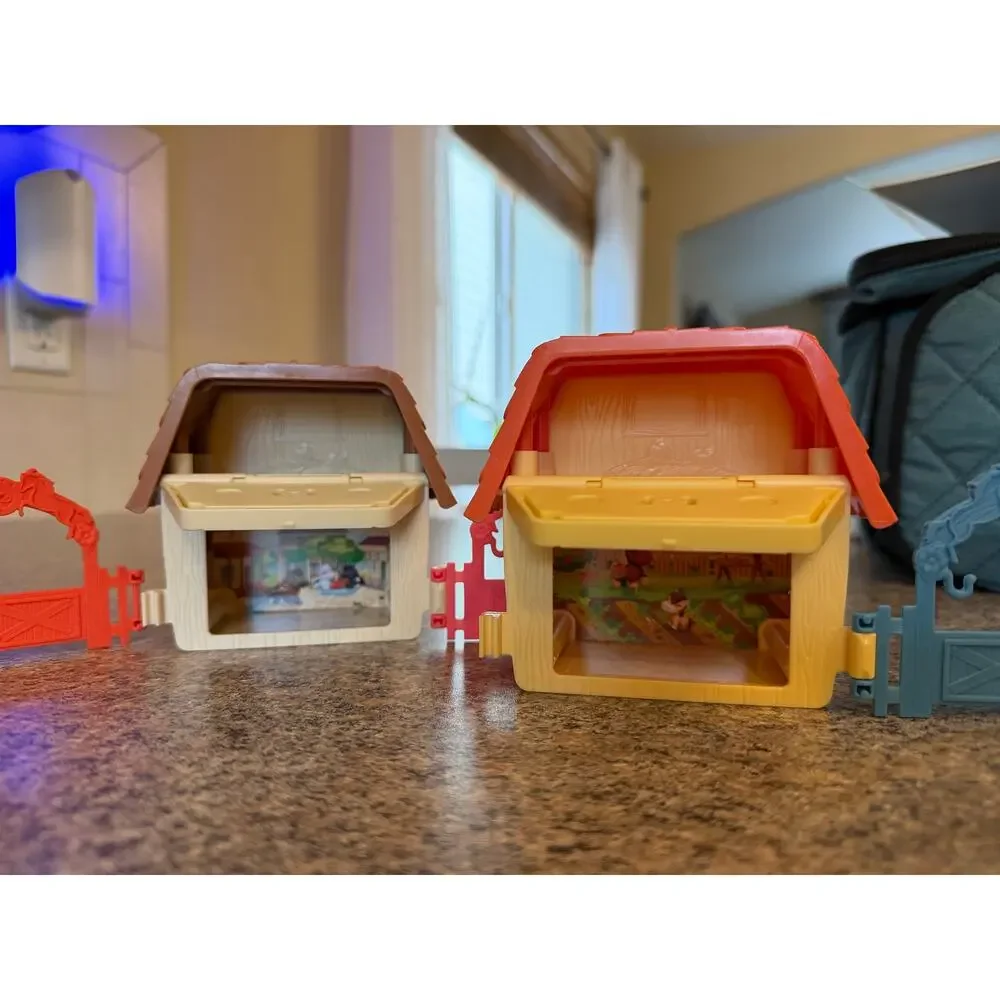 Mattel Spirit Untamed Minis barn playsets miniature horses and people lot